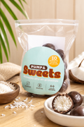 Bolitas de Coco bañadas en Chocolate 10 g de proteína sin azúcar sin gluten
