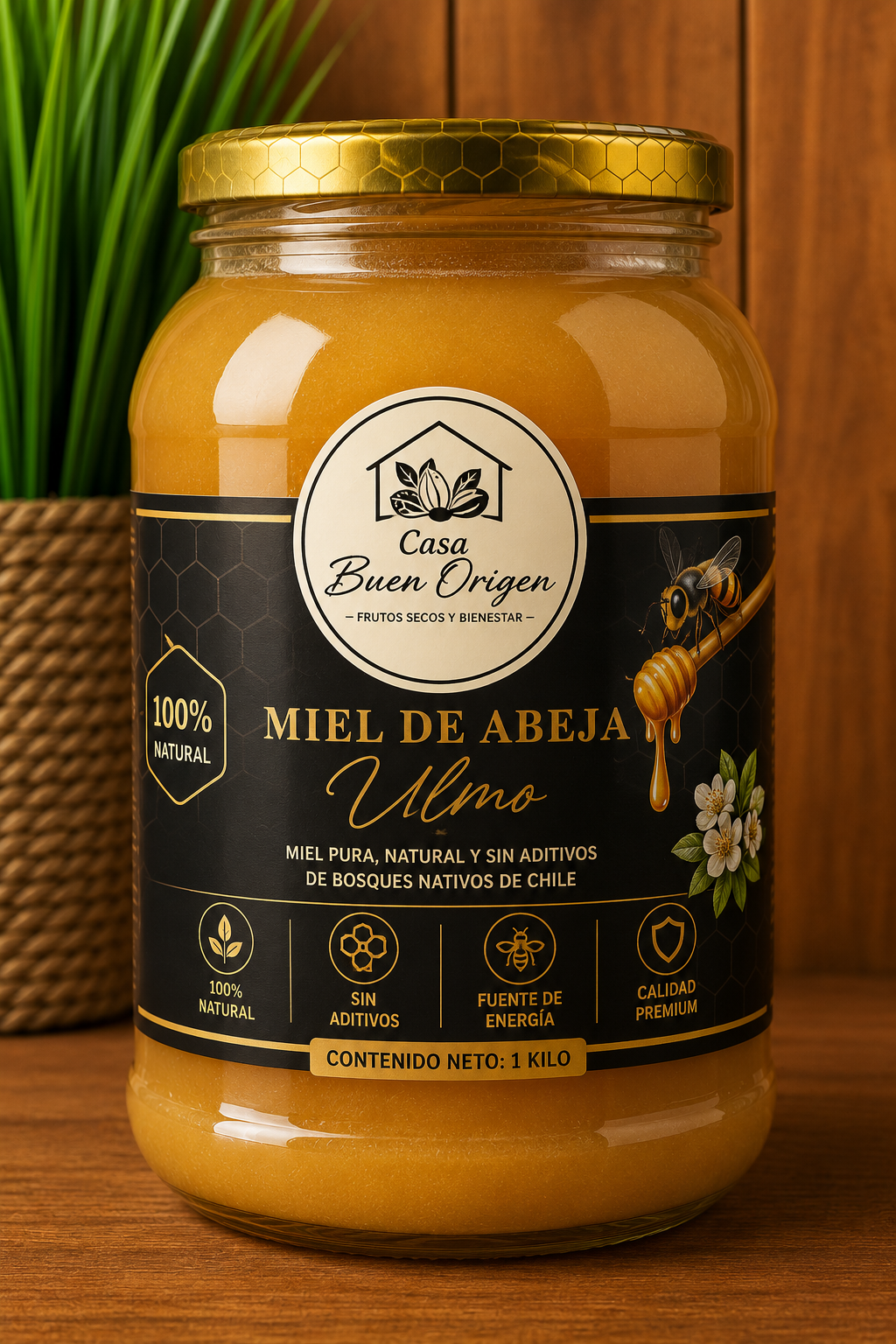 Miel de Ulmo 100% natural
