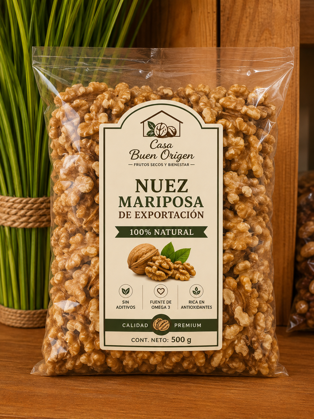 Nuez Mariposa Exportación