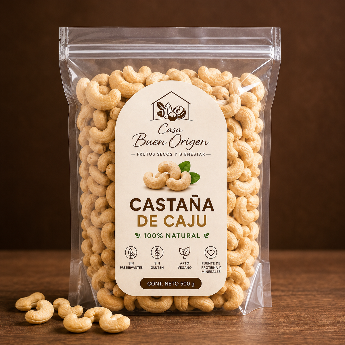 Castaña de Cajú sin sal