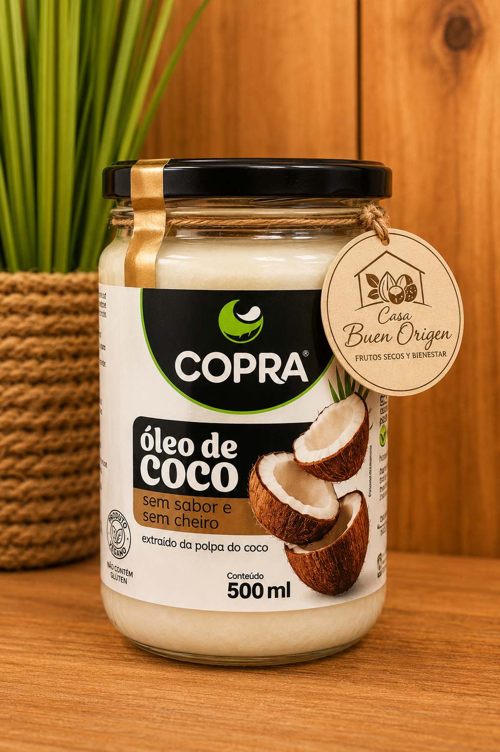 Aceite de coco sin sabor Copra
