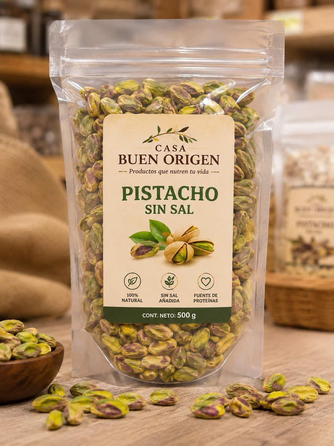 Pistachos Sin Cáscara