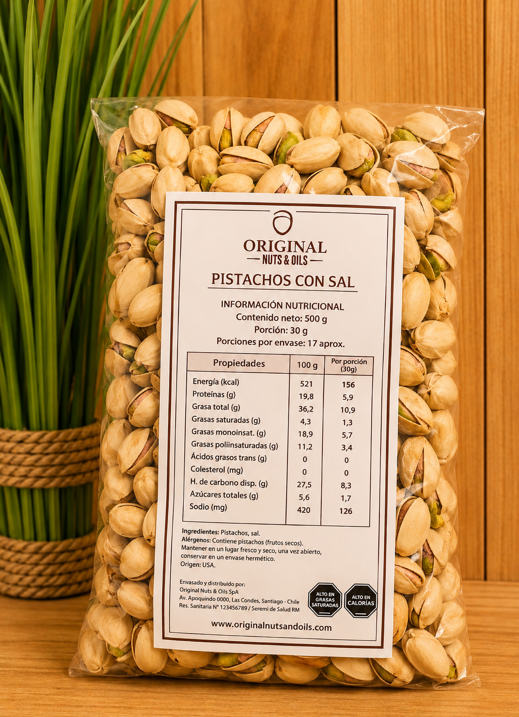 Pistachos Con Sal